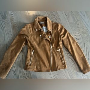 Suede brown jacket